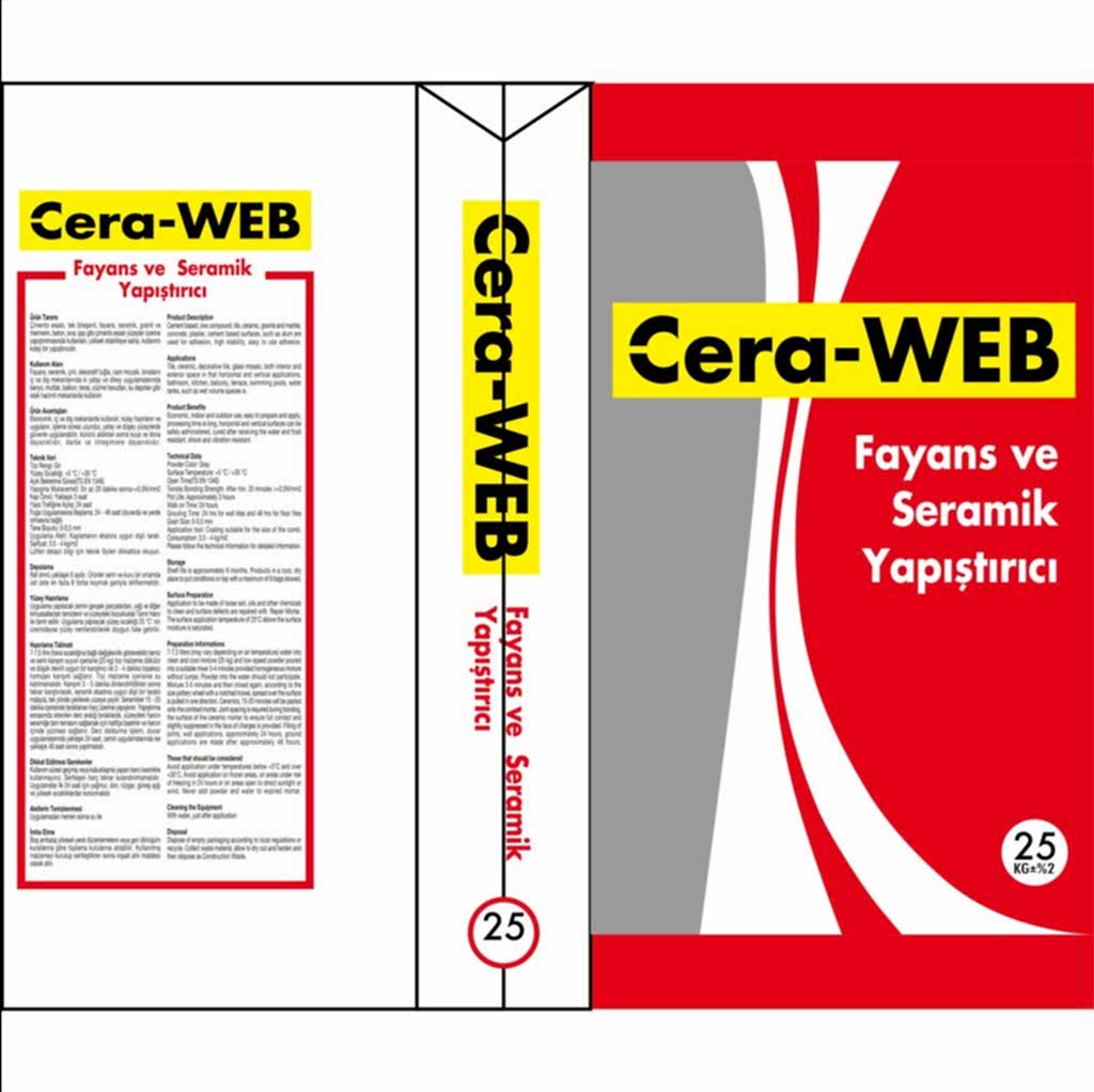 Cera-WEB Fayans ve Seramik Yapıştırıcı